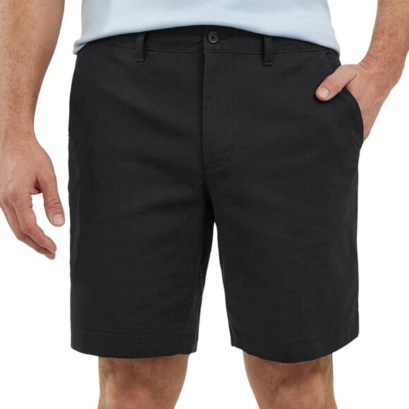 NEW Lands' End Men's 40 Chino Shorts Traditional Fit 9" Inseam Black 100% Cotton - Picture 1 of 8